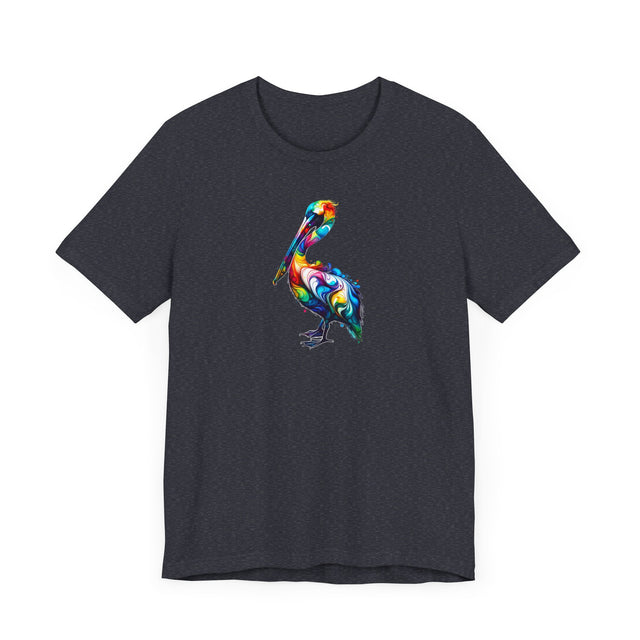 Rainbow Pelican Alcohol Ink T-shirt, Pride Shirt,Bird Lover T shirt, LGBTQ+, BGLT, Avian,Pelican lover