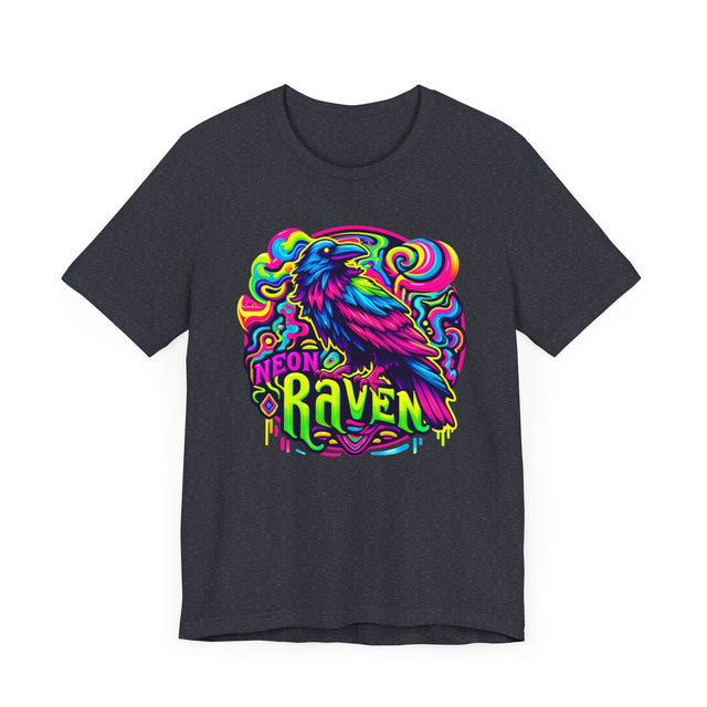 Neon Raven T-shirt, Raven Tee, Bird Lover