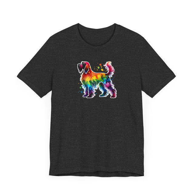 Rainbow Wirehaired Pointing Griffon T-shirt,Pride Shirt,Dog Lover Top,Rainbow Animals,LGBTQ+ Tee, Wirehaired Pointing Griffon owner, WPG gift