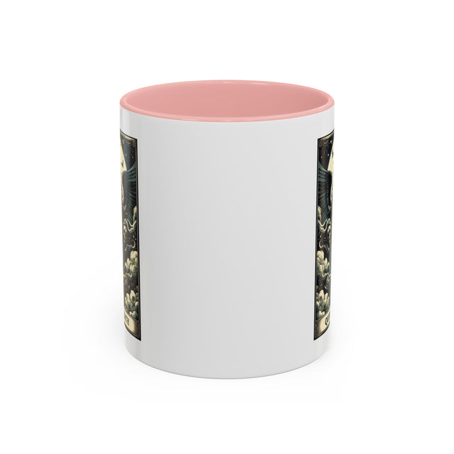 Queen of Death,Tarot card mug,Tarot Reader Gift,Witchy Mug,Mystical Cards Cup,Celestial Astrology,Tarot Lover Gift,Goth Mug,Gothic Art