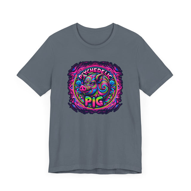 Psychedelic Pig T-shirt, Piggy Tee