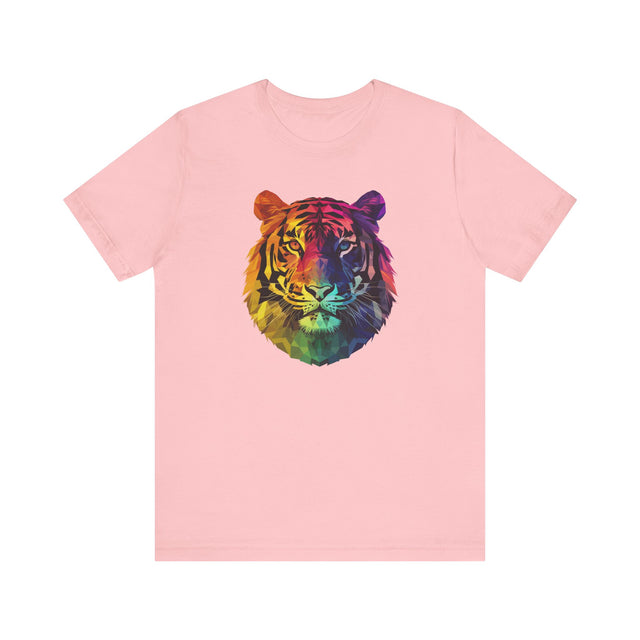 Rainbow Tiger T-shirt,Pride Shirt, Pride Parade Top, Rainbow Animals,LGBTQ+ Tee, Nonbinary, Gay, Lesbian, Bisexual, Trans, BGLT, LBGT, Enby, Pansexual