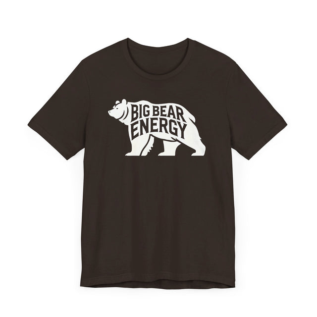 Big Bear Energy Silhouette T-shirt, Animal Lover T shirt, LGBTQ+, Big Bear