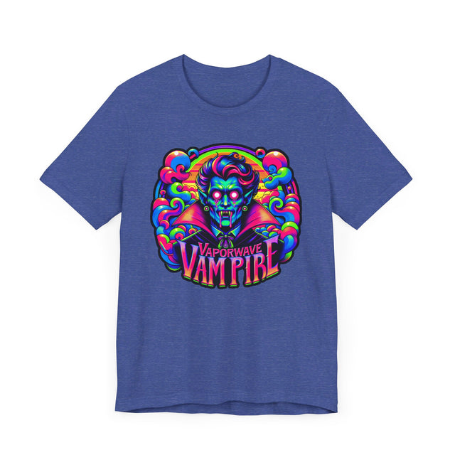 Vaporwave Vampire T-shirt, Halloween Tee, Neon Goth