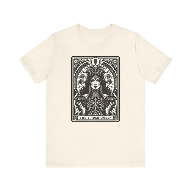 Spider Queen,Tarot card shirt,Mother's Day Gift,Tarot Reader Gift,Witchy Shirt,Mystical Cards Tee,Spider Lover Gift,Goth Mom Tee, Goth Shirt