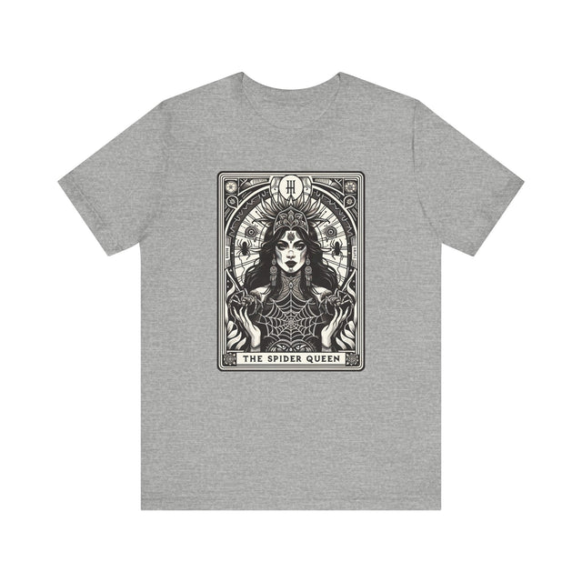 Spider Queen,Tarot card shirt,Mother's Day Gift,Tarot Reader Gift,Witchy Shirt,Mystical Cards Tee,Spider Lover Gift,Goth Mom Tee, Goth Shirt