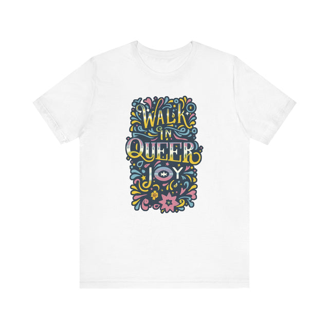 Queer Joy T-shirt,Pride Shirt,Pride Parade Top, LGBTQ+ Tee, Nonbinary, Gay, Lesbian, Bisexual, Trans, BGLT, LBGT, Enby, Pansexual, Bi