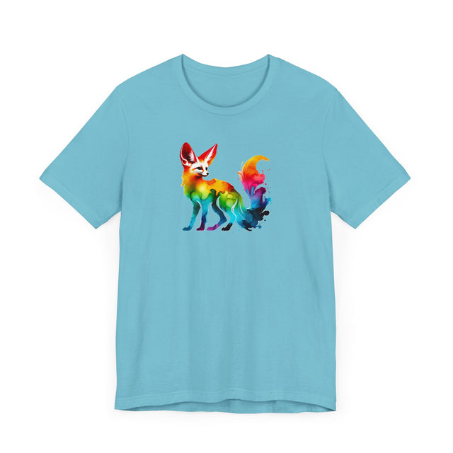 Rainbow Fennec Fox,Vixen lover,Foxy tee,Pride Shirt,Rainbow,Pride Parade T shirt,LGBTQ+ Ally Tee