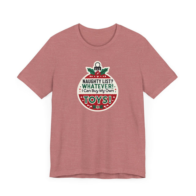 Naughty List Ornament T-shirt, Christmas Shirt