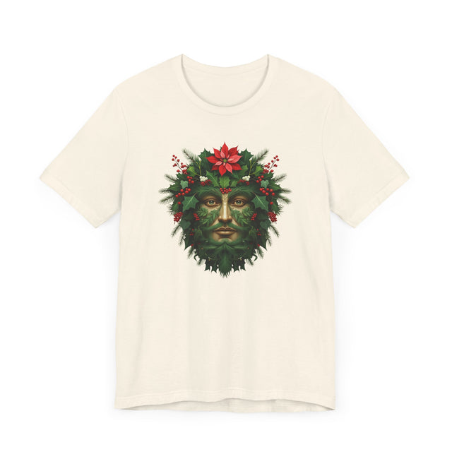 Christmas Green Man T-shirt, Yuletide Shirt