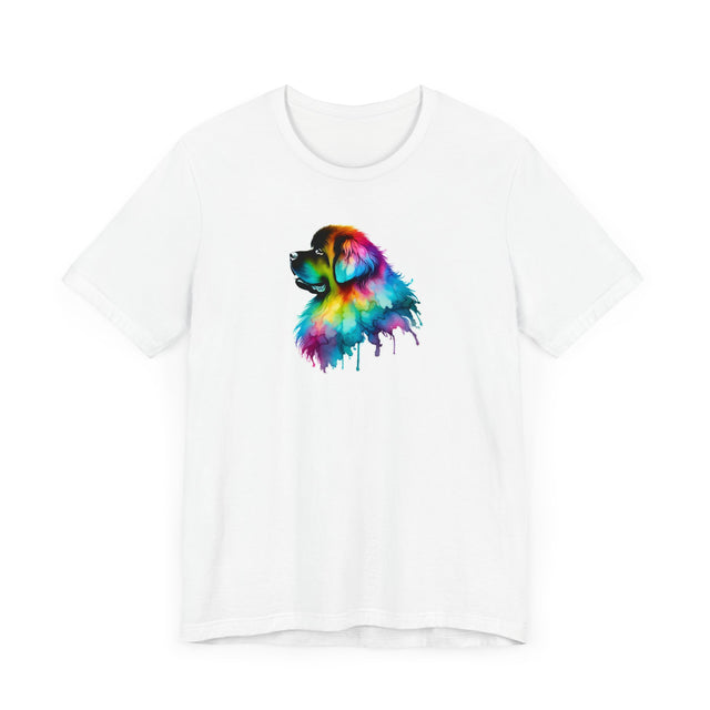 Rainbow Newfoundland Head T-shirt,Pride Shirt,Dog Lover Top,Rainbow Animals,LGBTQ+ Tee, Newfie owner, Newf gift