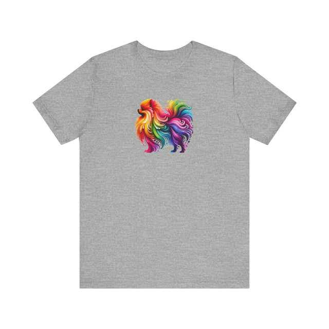 Rainbow Pomeranian T-shirt,Pride Shirt,Dog Lover Top,Rainbow Animals,LGBTQ+ Tee, Pomeranian Owner