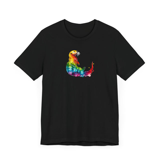 Rainbow Sea Otter,Marine life Tee,Sea life lover,Ocean Life,Nautical,Pride Shirt,LGBTQ+ Tee