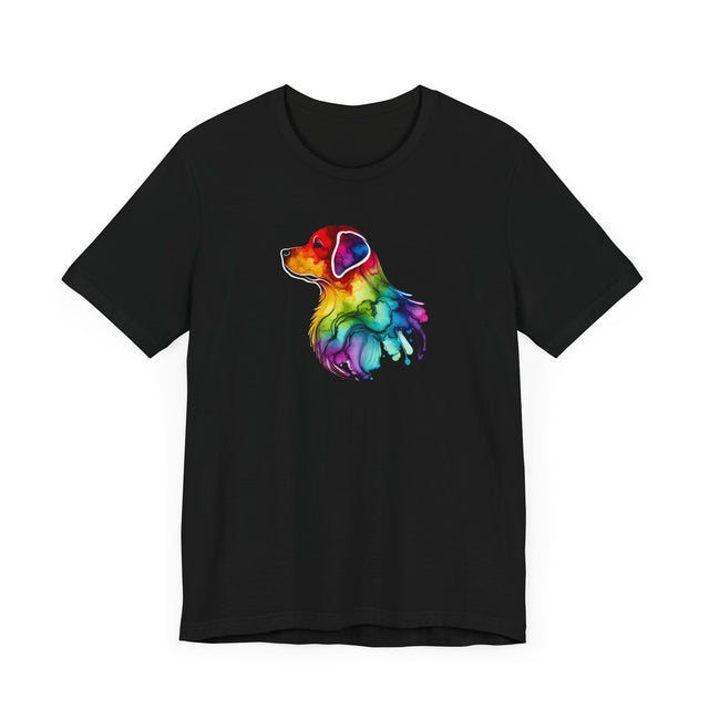 Rainbow Labrador Retriever Head T-shirt,Pride Shirt,Dog Lover Top,Rainbow Animals,LGBTQ+ Tee, Lab Owner