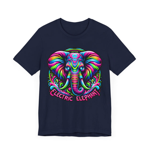 Electric Elephant T-shirt, Pachyderm Lover Top