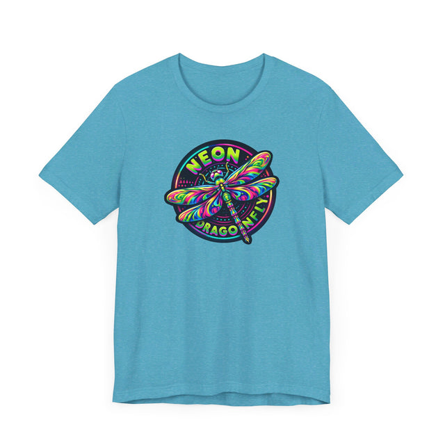 Neon Dragonfly T-shirt, Insect Lover Top