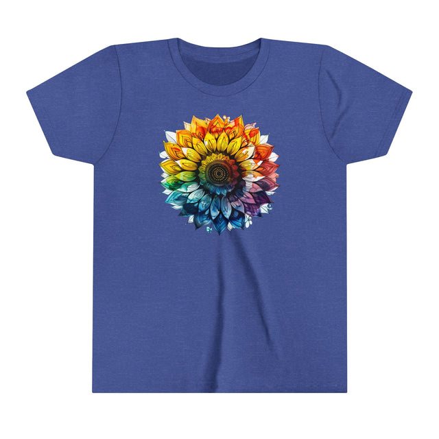Rainbow Sunflower T-shirt, Youth Size