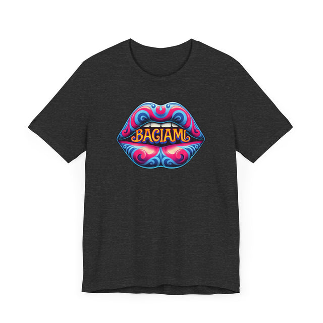 Baciami "Kiss Me" psychedelic T-shirt, Italian Lover Shirt