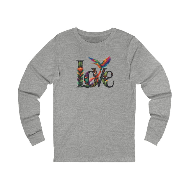 Love Quetzal T-shirt, Bird Lover T shirt, Unisex Jersey Long Sleeve Tee
