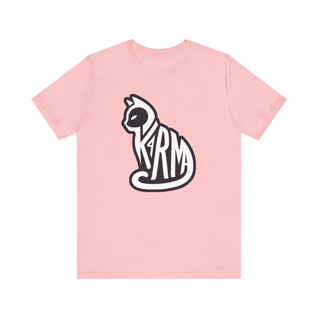 Karma Cat Top, Cute Cat Shirt, Cat Lover Tee