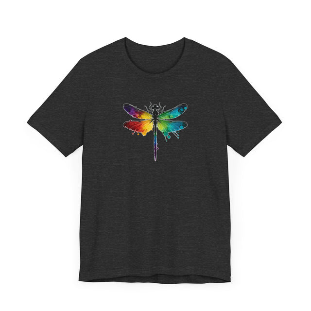 Rainbow Dragonfly Alcohol Ink,Dragonfly lover,Pride Shirt,LGBTQ+ Ally Tee,Queer