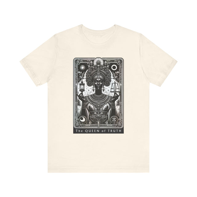 Queen of Truth,Tarot card shirt,Mothers Day Gift,Tarot Reader Gift,African Queen Shirt,Mystical Cards Tee,Celestial Astrology,Gift for her
