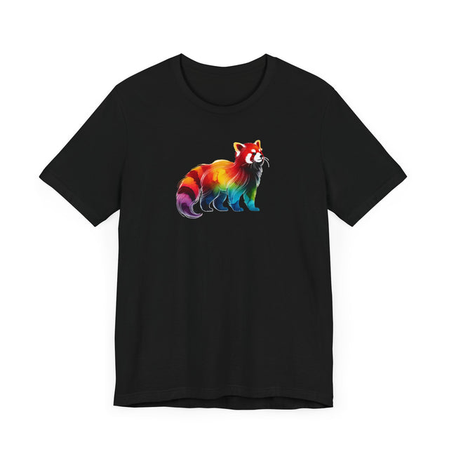 Rainbow Red Panda Alcohol Ink T-shirt, Pride Shirt,Animal Lover T shirt, LGBTQ+, BGLT