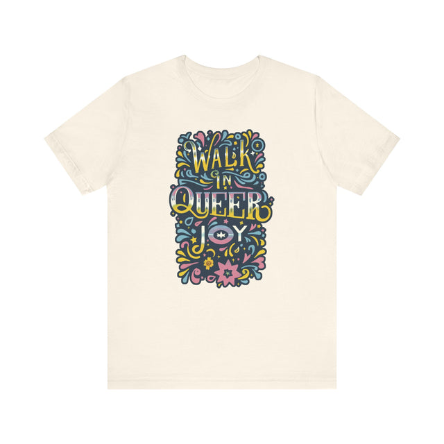 Queer Joy T-shirt,Pride Shirt,Pride Parade Top, LGBTQ+ Tee, Nonbinary, Gay, Lesbian, Bisexual, Trans, BGLT, LBGT, Enby, Pansexual, Bi