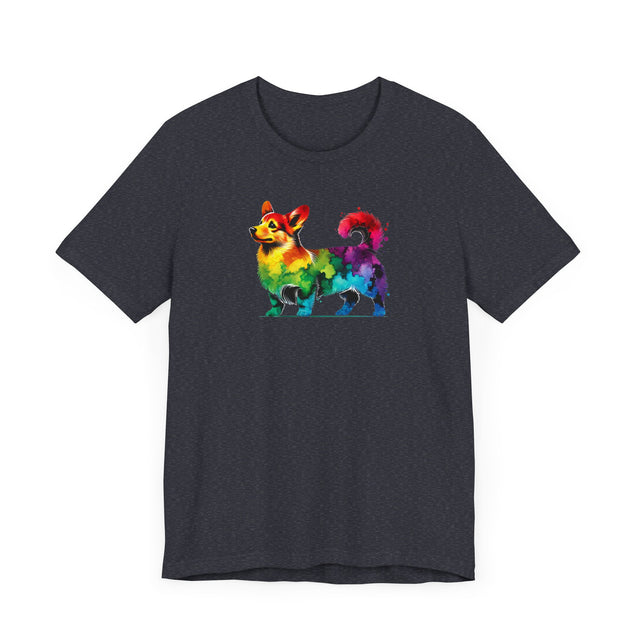 Rainbow Pembroke Welsh Corgi T-shirt,Pride Shirt,Dog Lover Top,Rainbow Animals,LGBTQ+ Tee, PWC owner, Pemi Corgi gift