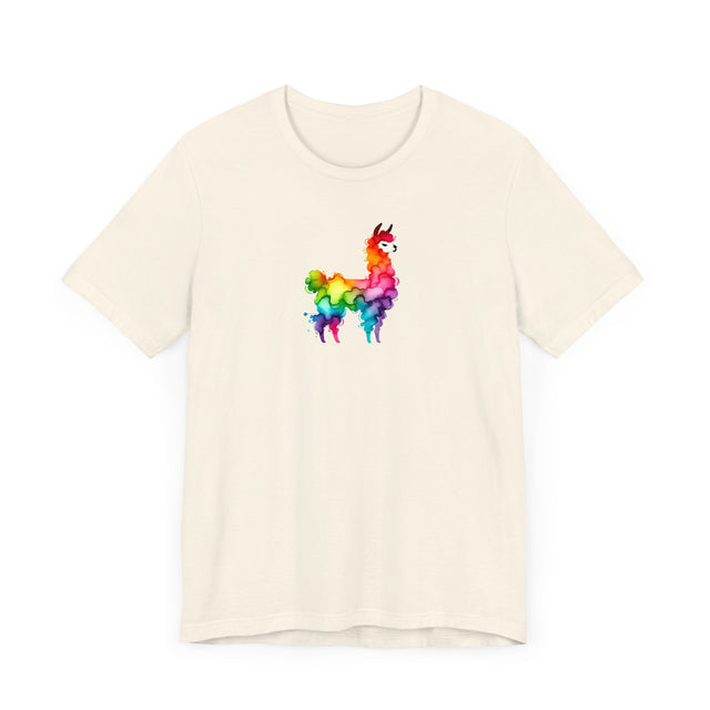 Rainbow Llama Alcohol Ink T-shirt, Pride Shirt,Animal Lover T shirt, LGBTQ+, BGLT