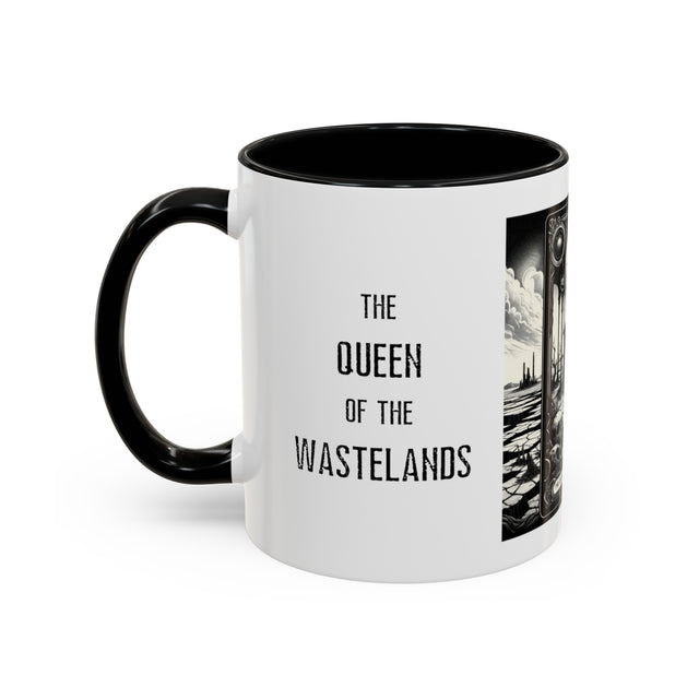 Queen of the Wastelands,Tarot card mug,Mothers Day Gift,Goth gift,Witchy cup,Mystical Cards,Goth Mom Gift,Gothic Art Gift,Sci-fi mug
