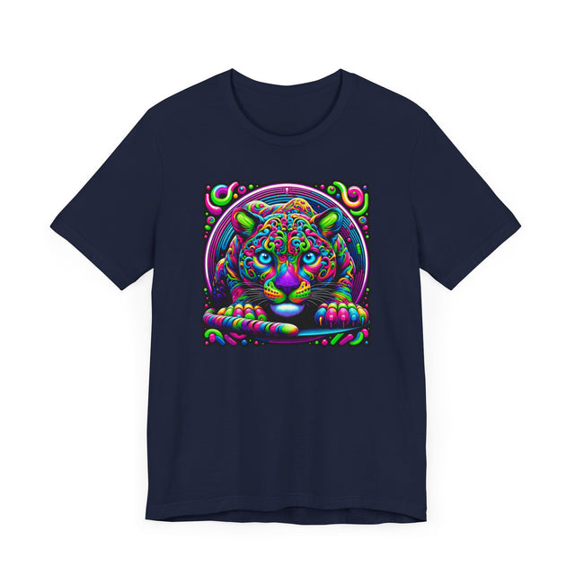 Neon Panther T-shirt, Puma Fan Top, Mountain Lion Tee, Big Cat Lover