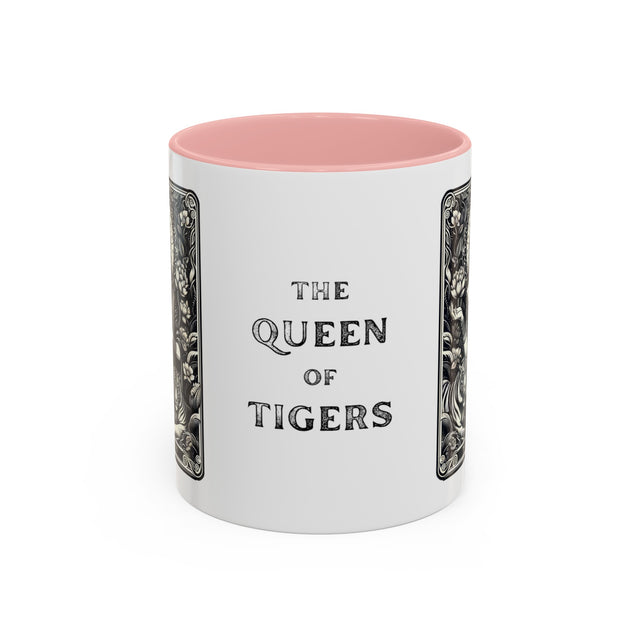 Queen of Tigers,Tarot card mug,Mother's Day Gift,Tarot Reader Gift,Tiger Mom Gift,Asian Queen cup,Gift for her,Asian mom gift,Wife Gift