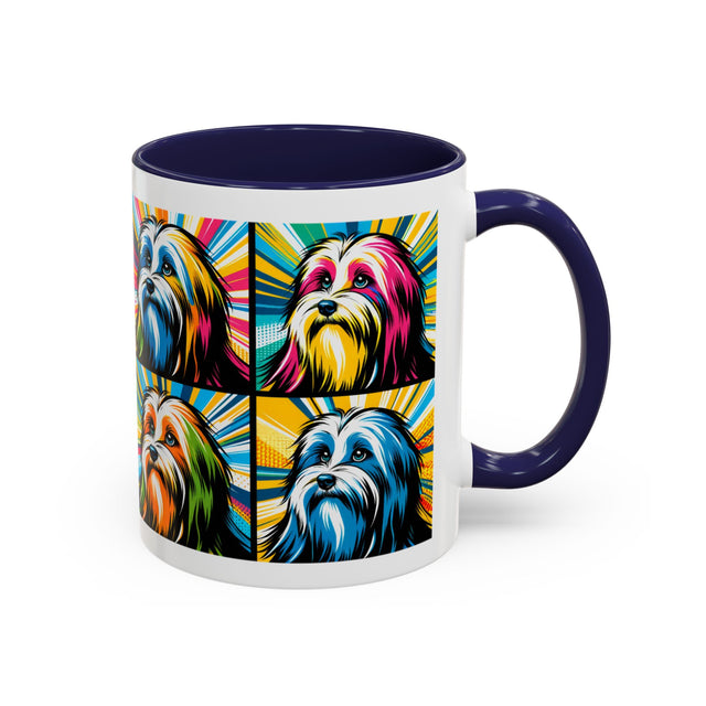 Havanese Coffee Cup,4-Panel Pop Art Mug,Havanese Lover,Hav Mom,Hav Dad,Dog Lover Gift,Havanese Gift