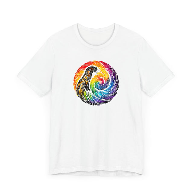 Rainbow Sea Otter Spiral Mandala,Marine life Tee,Sea life lover,Ocean Life,Nautical,Pride Shirt,LGBTQ+ Tee