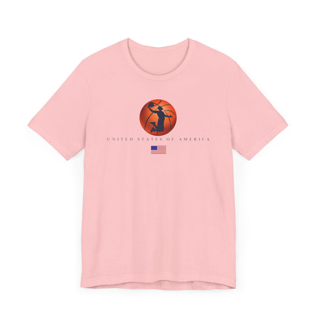 Basketball USA Shirt-Basketball Shirt-Support USA Shirt-Basketball Gift-Basketball Coach Gift-Basketball Player Gift
