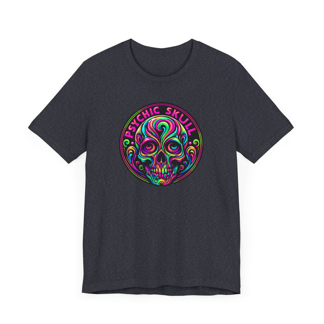 Psychic Skull T-shirt, Halloween Tee, Neon Goth