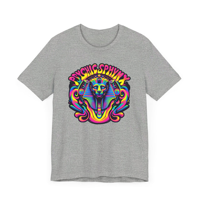 Psychic Sphynx Swirls T-shirt, Halloween Tee, Neon Goth