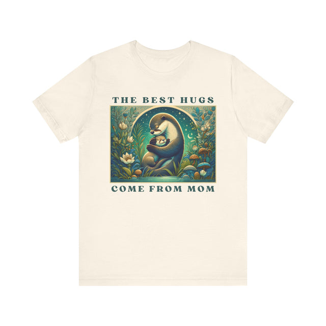 Otter T-shirt,Mothers Day Gift,Cute Mama Tee,Mom Life,Baby Shower Gift,Mama and Baby Shirt,New Mom Gift,Mom Hug Shirt,Gift For Wife,Mom Love