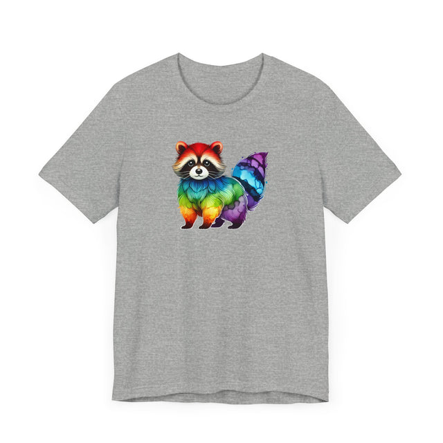 Rainbow Raccoon Alcohol Ink T-shirt, Pride Shirt,Animal Lover T shirt, LGBTQ+, BGLT