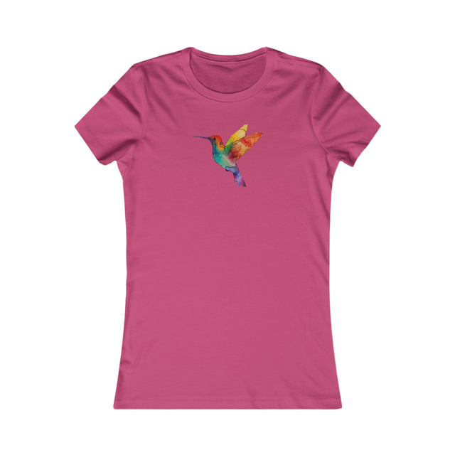Rainbow Hummingbird T-shirt,Pride Shirt,Queer Top,Rainbow birds,LGBTQ+ Tee,Gay,Lesbian,Bisexual,Trans,Women's Favorite Tee