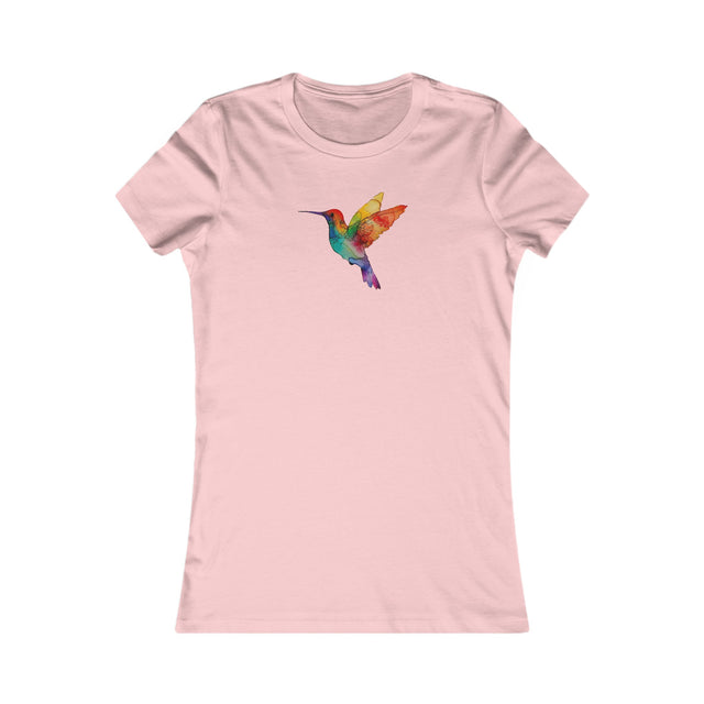 Rainbow Hummingbird T-shirt,Pride Shirt,Queer Top,Rainbow birds,LGBTQ+ Tee,Gay,Lesbian,Bisexual,Trans,Women's Favorite Tee