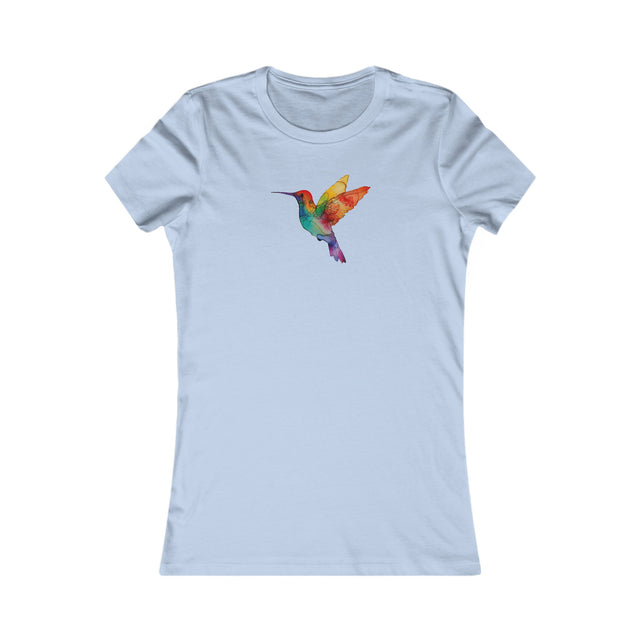 Rainbow Hummingbird T-shirt,Pride Shirt,Queer Top,Rainbow birds,LGBTQ+ Tee,Gay,Lesbian,Bisexual,Trans,Women's Favorite Tee