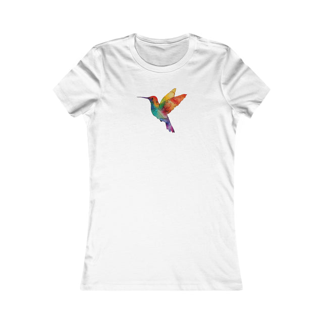 Rainbow Hummingbird T-shirt,Pride Shirt,Queer Top,Rainbow birds,LGBTQ+ Tee,Gay,Lesbian,Bisexual,Trans,Women's Favorite Tee