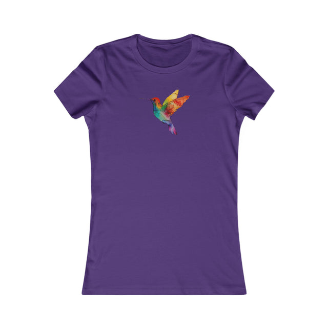 Rainbow Hummingbird T-shirt,Pride Shirt,Queer Top,Rainbow birds,LGBTQ+ Tee,Gay,Lesbian,Bisexual,Trans,Women's Favorite Tee