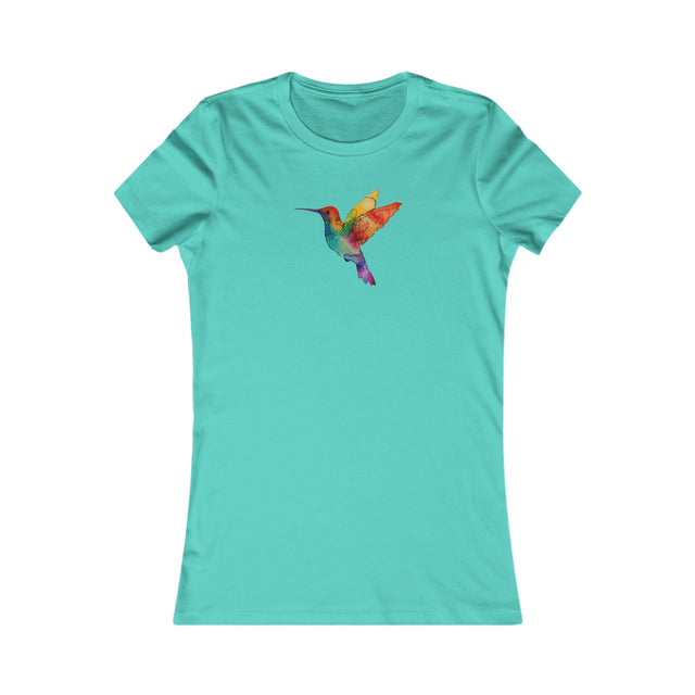 Rainbow Hummingbird T-shirt,Pride Shirt,Queer Top,Rainbow birds,LGBTQ+ Tee,Gay,Lesbian,Bisexual,Trans,Women's Favorite Tee