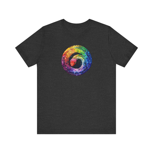 Rainbow Snake T-shirt,Pride Shirt,Snake Lover Top,Rainbow Animals,LGBTQ+ Tee,Queer,Gay,Lesbian,Bisexual,Trans,BGLT,LBGT