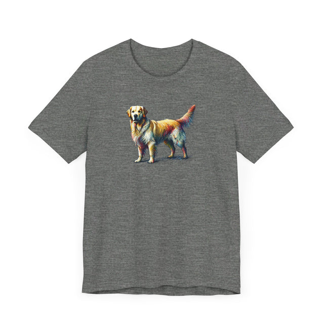 Golden Retriever Scribble T-shirt, Dog Lover Tee