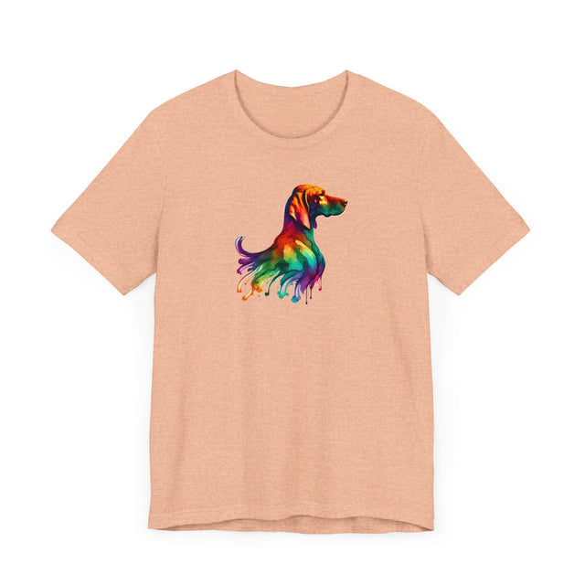 Rainbow Vizsla Head T-shirt,Pride Shirt,Dog Lover Top,Rainbow Animals,LGBTQ+ Tee, Vizsla owner, Vizsla gift