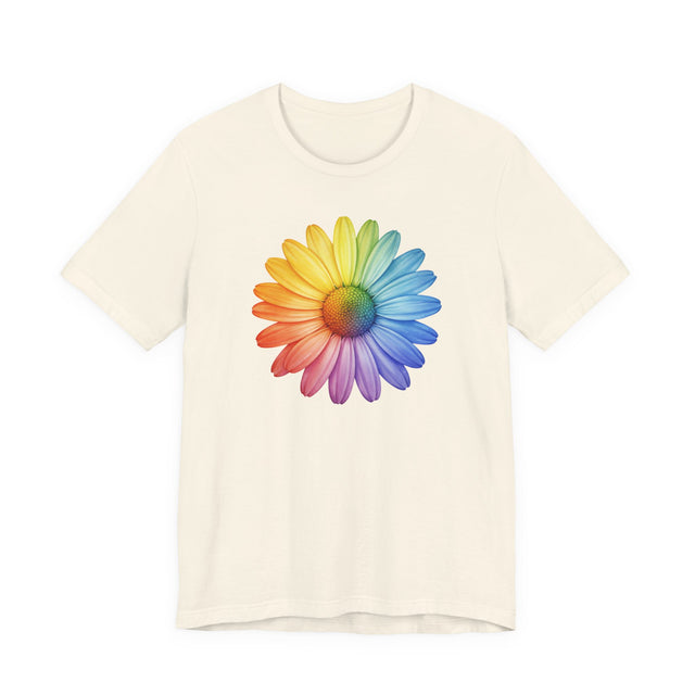 Rainbow Daisy shirt,Flower Shirt,Pride Tee, LGBTQIA,Plant Lover Gift,Gardener T-shirt,Mothers Day Gift
